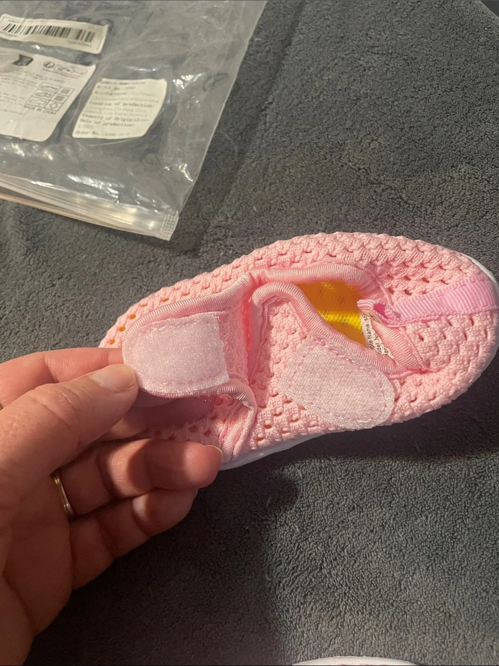 Kids Pink Water Shoes - Lightweight Breathable Aqua Socks